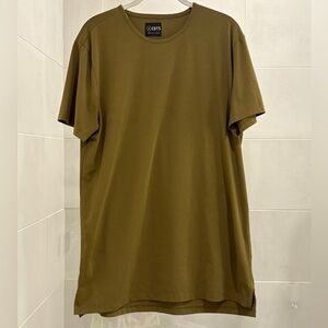 Cuts AO Split-Hem Tee | Signature Fit | Pyca Pro® Fabric | Green | Men’s L 👕✨